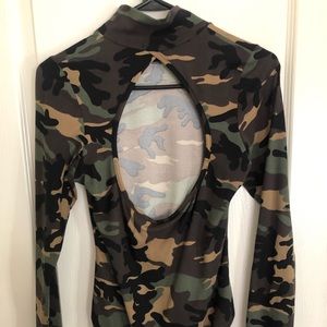 Camo body suit